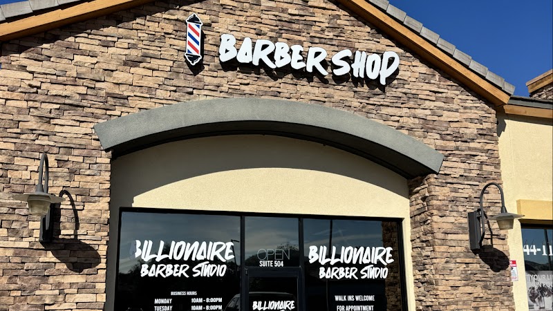 Billionaire barber studio