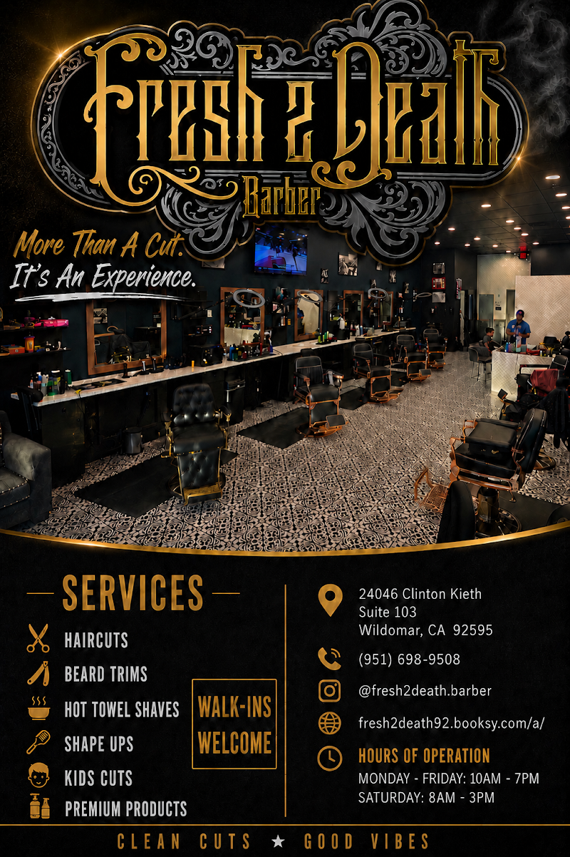 Fresh 2 death barber parlor